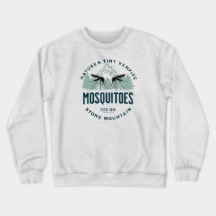 Camping nature mosquitoes Crewneck Sweatshirt